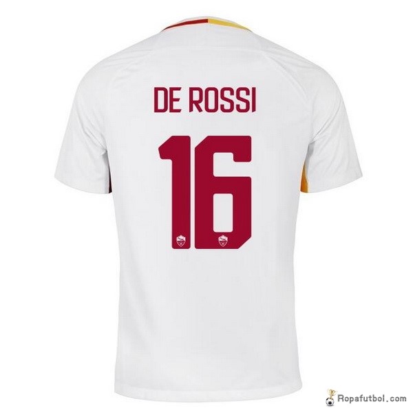 Camiseta As Roma Replica Segunda Ropa De Rossi 2017/18